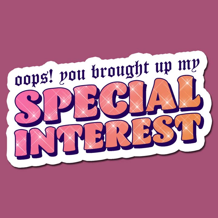 Særligt interesse-klistermærke for engroshandel hos Kate Leth