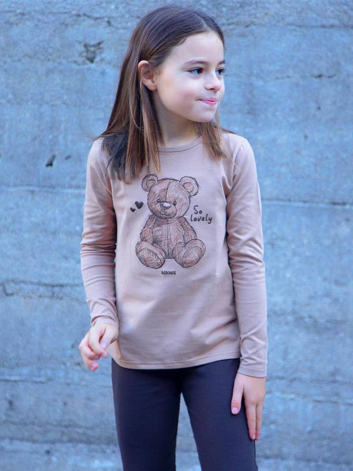 Camiseta Lovely Bear para venta al por mayor de BENNIE KIDS