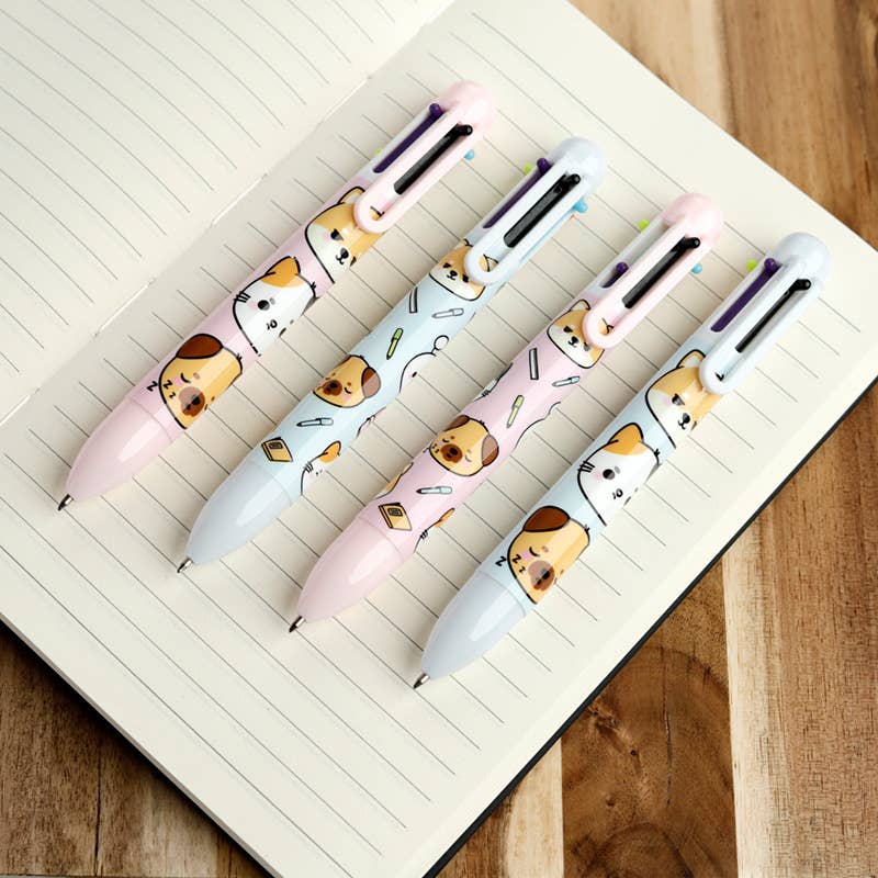 Puckator Ltd - Wholesale Pen - Adoramals Pets Multi Colour Pen (6 kleuren)2