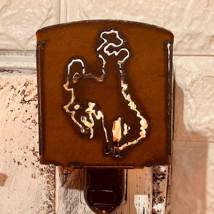 Universal Ironworks USA - Wholesale Night Light - Wyoming Bronc Rider Rodeo Classic Night Light