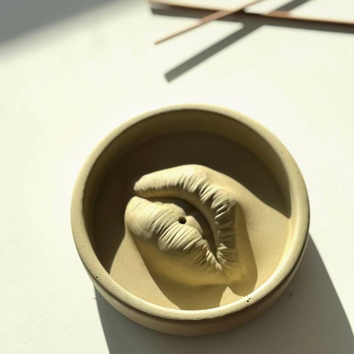 Sunday Nomad - Vente Porte-encens - Porte-encens Lèvres | Brûleur d'encens2