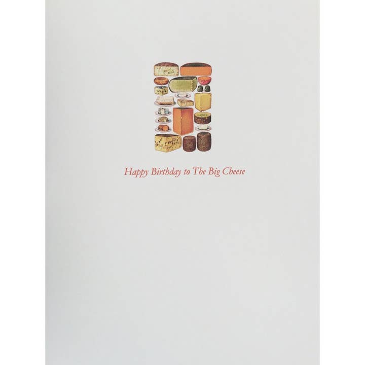 Big Cheese Birthday Card for wholesale by lumia designs