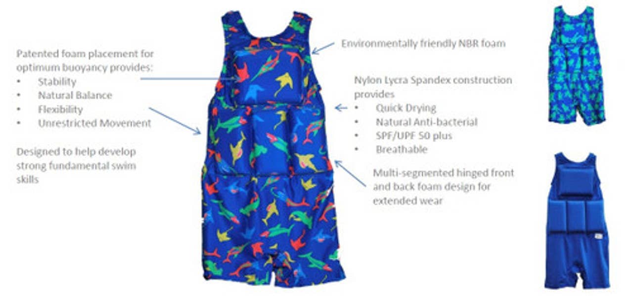 skildpadder Min Pool Pal Drenge Flydedragt - Skildpadder for engroshandel på Faire1