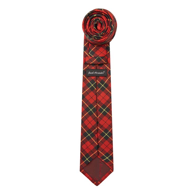 Jacob Alexander – wholesale Necktie – Men’s – Men's Woven Royal Tartans Plaid Tie6