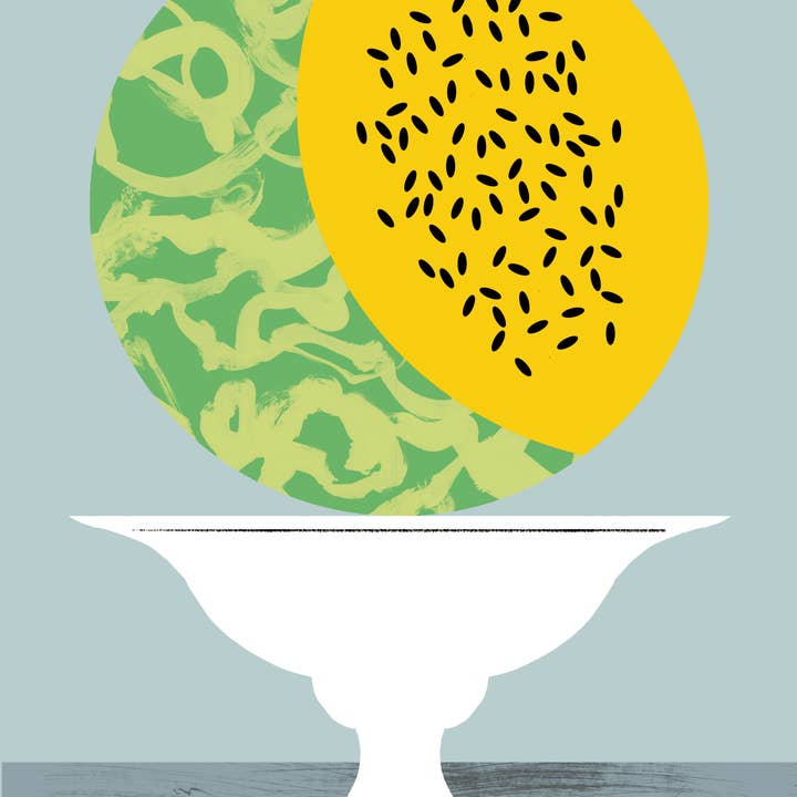 Carolin Löbbert - Wholesale Art Print - Honeydewmelon