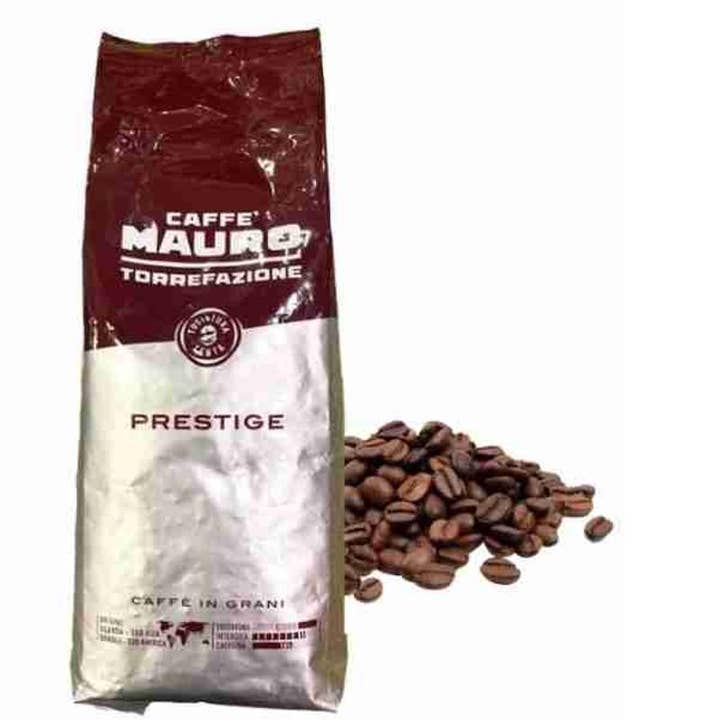 Caffe Mauro Prestige Coffee Beans 2.2 Lbs / 1kg for wholesale by Gusto Italian Foods LLC