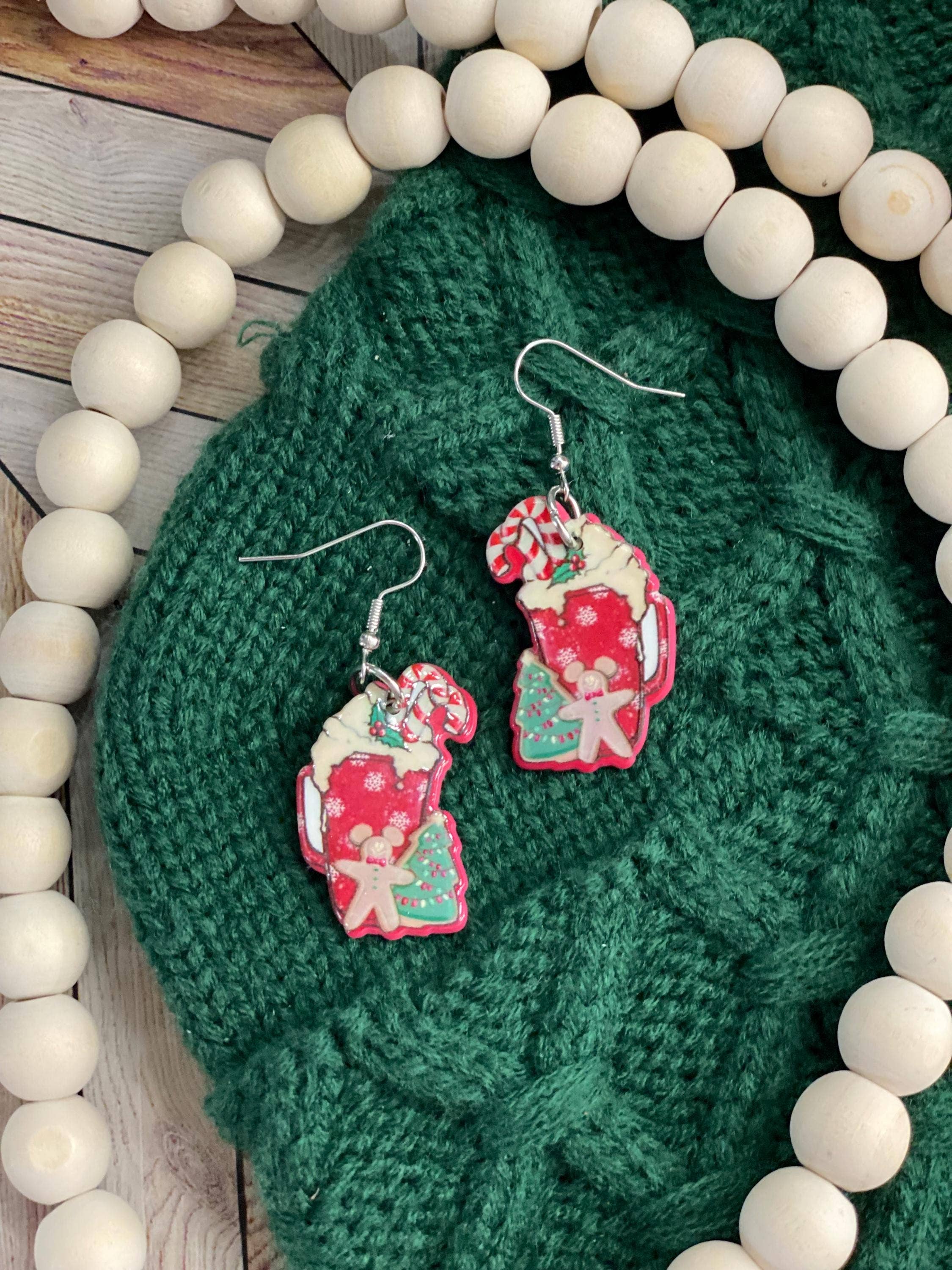 Briar layne - Wholesale Dangle Earrings - Christmas & Coffee Themed Earrings and Barista Gifts3