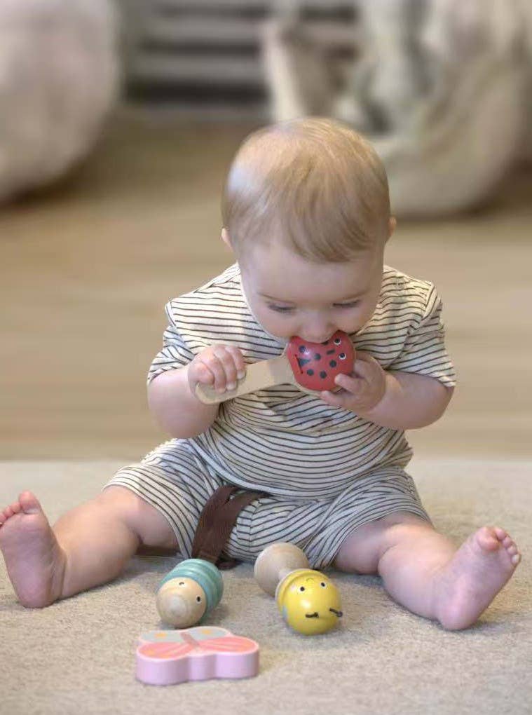 ToysLink - Wholesale Musical toy – Kids & baby - Wooden Happy Spring Animals Musical Instruments Set2