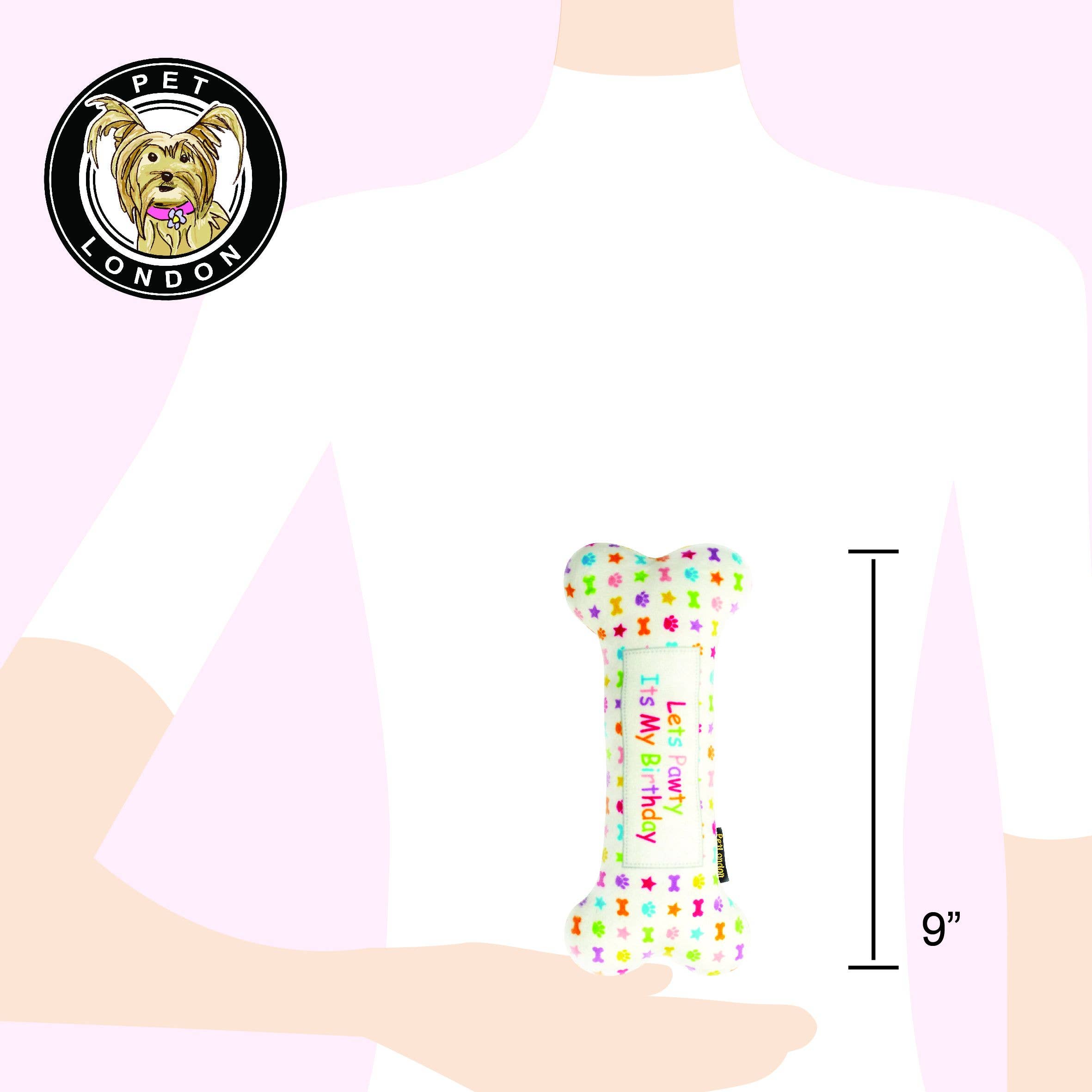 PetLondon – wholesale Pet plush toy – Dog – Lets Pawty Birthday Bone5