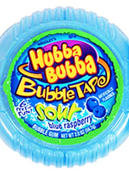 BUBBLE GUM TAPE SOUR BLUE RASP - BUBBLE TAPE for wholesale by Hudson Meat Company