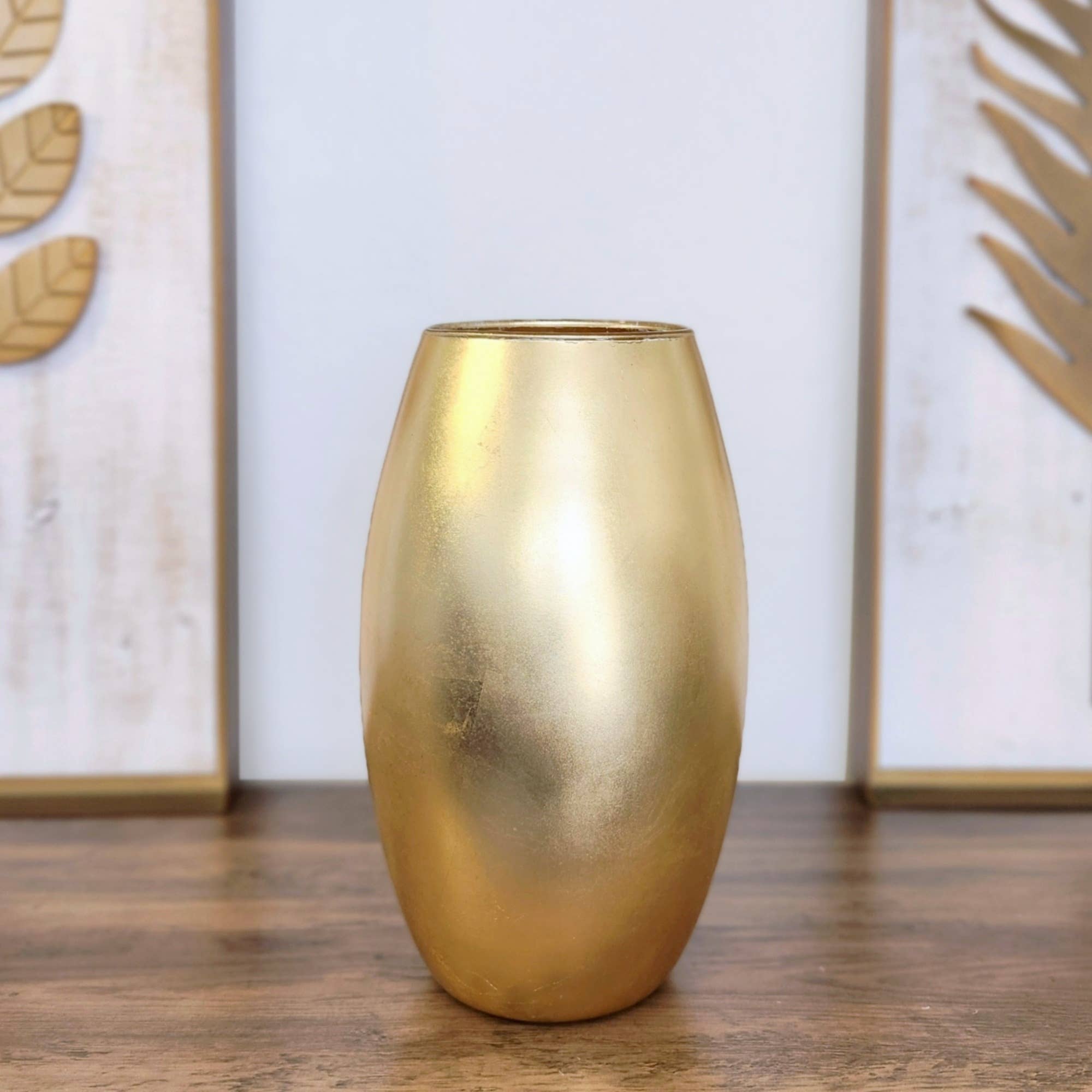 RED POMEGRANATE COLLECTION - Wholesale Vase - AMARYLLIS Solid Gold Gilded Flower Vase5