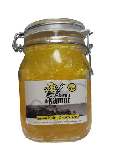 LaverVert Savon de Namur - Wholesale Multi-Surface Cleaner - Namur Black Soap Super Concentrated in Paste (+35%) - 1Kg0