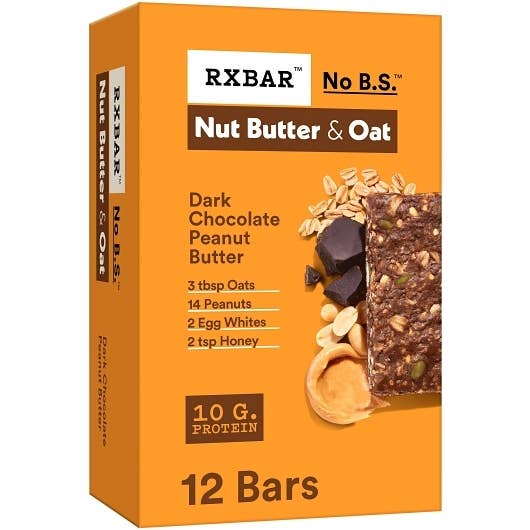 RXBAR Protein Dark Chocolate Peanut Butter Oat 1.9oz 12ct for wholesale by Long Island Candy Factory