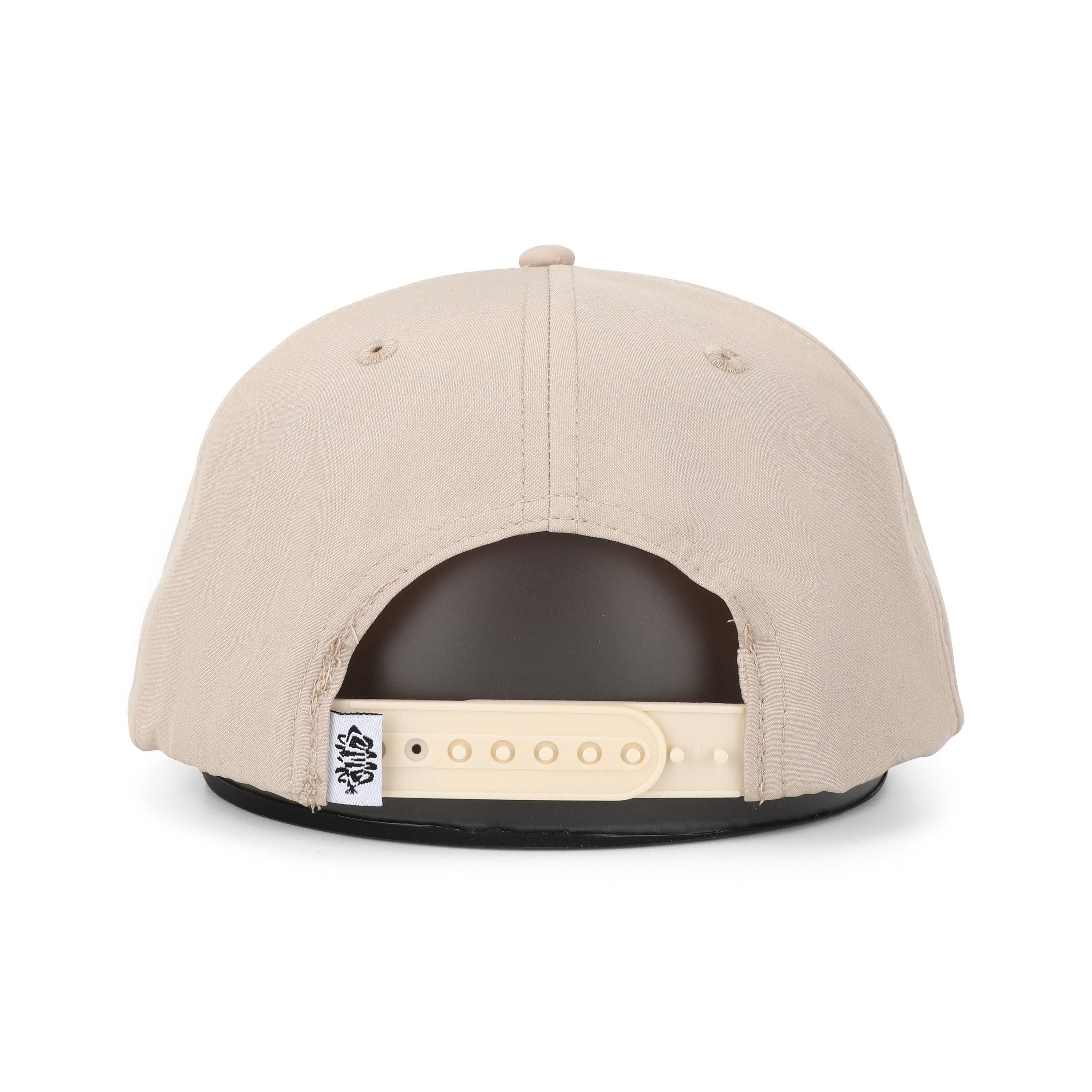 SALT WATER SOUL - Wholesale Flat Brim Cap - Unisex - Tuna Khaki Rope Snapback Hat1