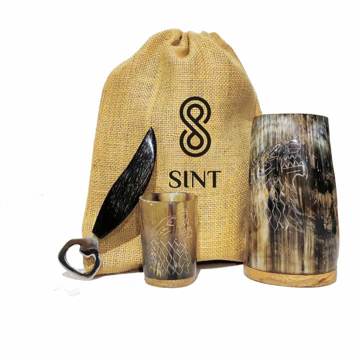 SINT - Wholesale Drinking Glass/Cup - Viking Drinking Horn Mug15