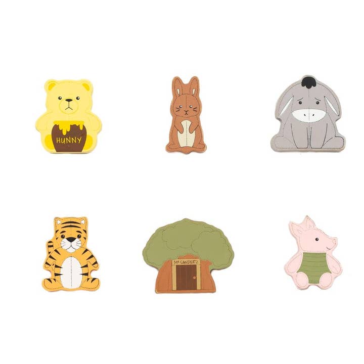 12398 - 2x2 wood shapes s/6 (WINNIE) LETTERBOARD for wholesale by Devanie At Home (Formerly Adams & Co.)