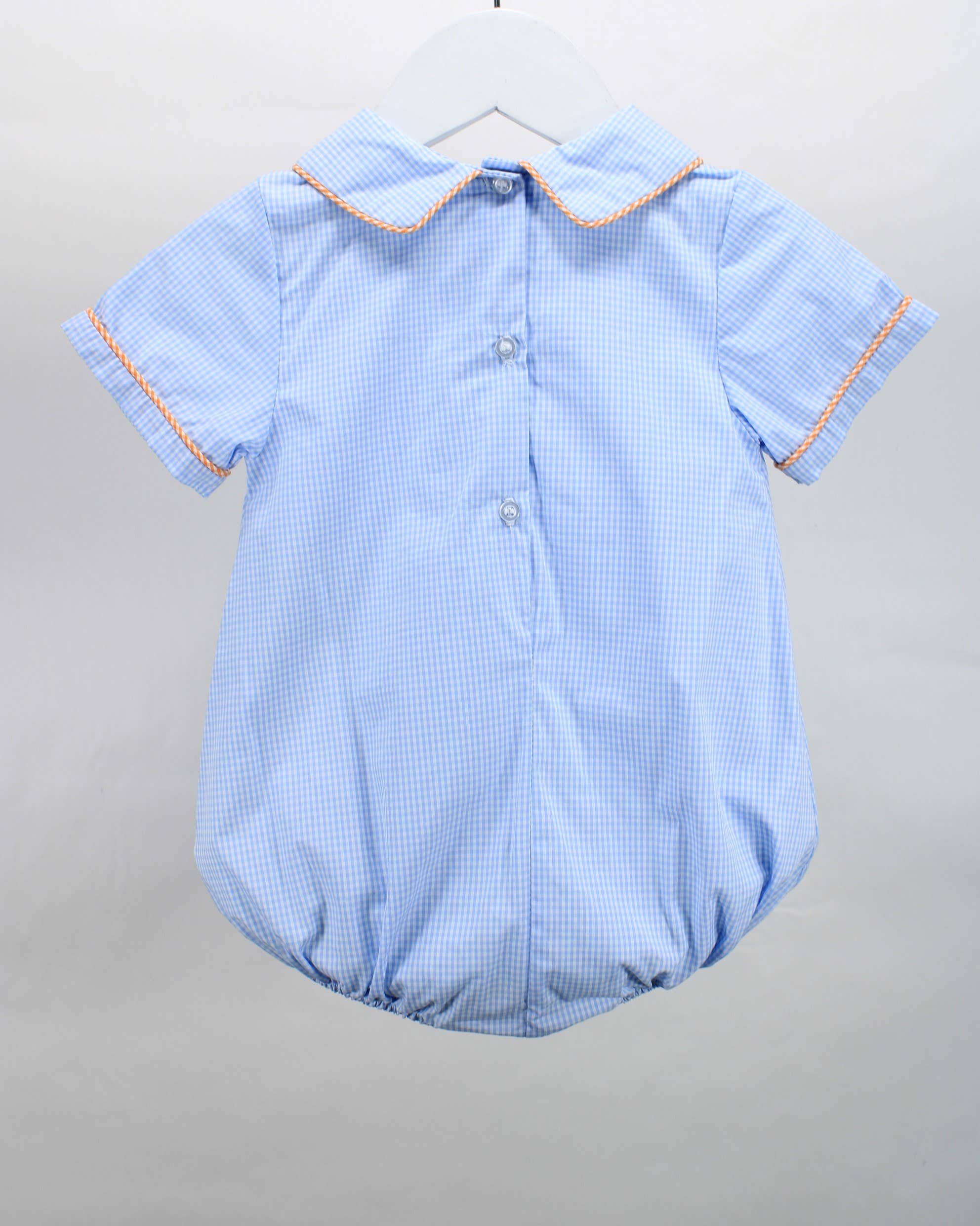 Baby Blessings Clothing - Wholesale Romper - Kids - Cooper Pumpkin Bubble Romper1