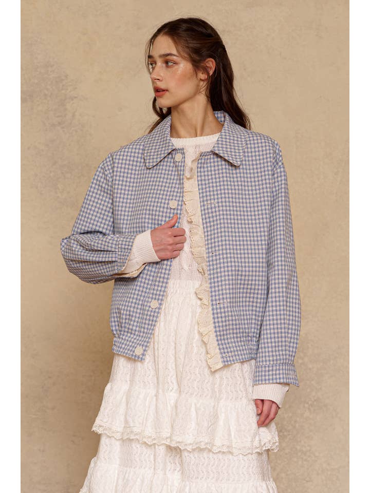 ROSIE POSIE - Wholesale Jacket - Women's - RP3020 - Reversible Gingham Ruffle Jacket12