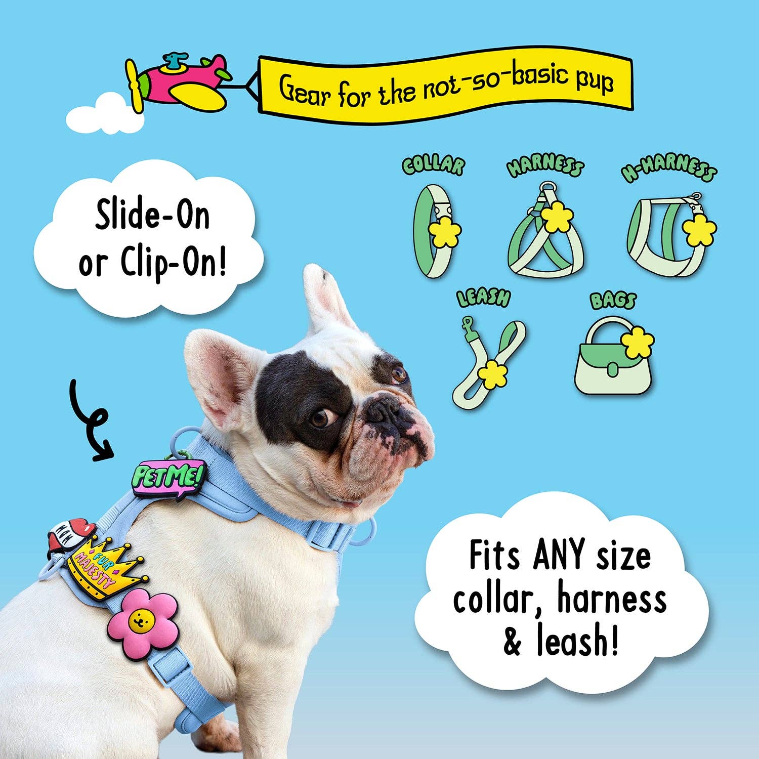 Jiby Dog Crew - Wholesale Pet Collar Charm - Cat/Dog - Bumblebee Jiby Dog Charm4