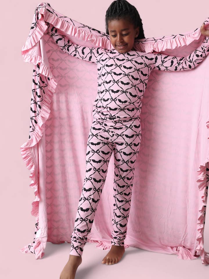 Dream Big Little Co. - Wholesale Sleepwear Set - Kids - BATTY BOWS DREAM SET8