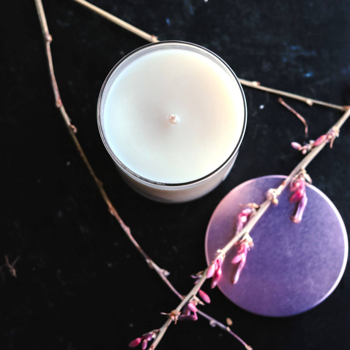 Cedar Mountain Candle - Wholesale Jar/Filled Candle - Peppered Suede - 9 oz Whiskey Glass Soy Candle2