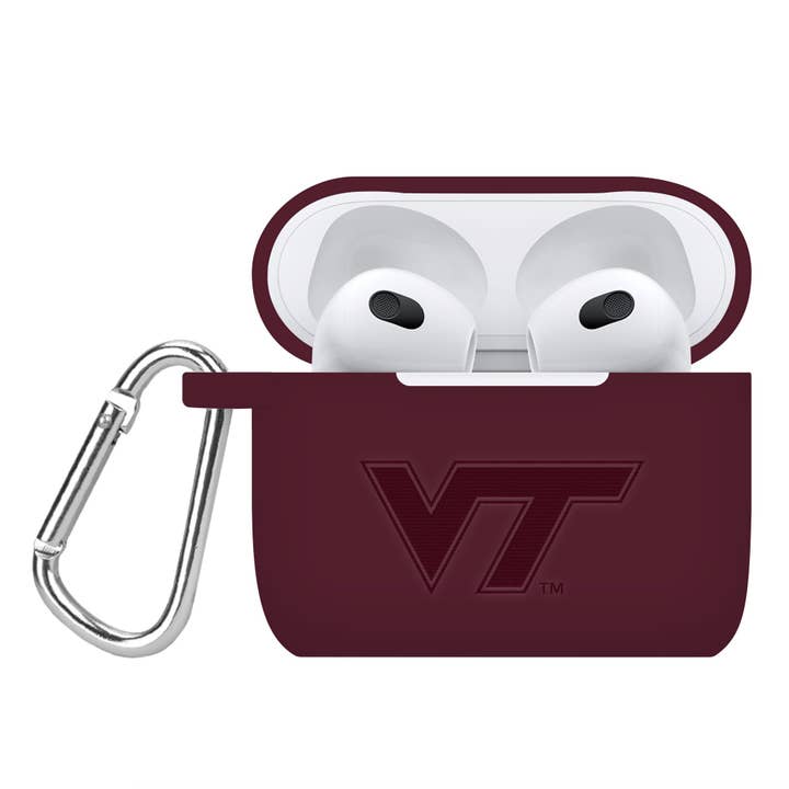 Virginia Tech Hokies Graverade AirPods Gen 3-fodral för wholesale av Affinity Bands