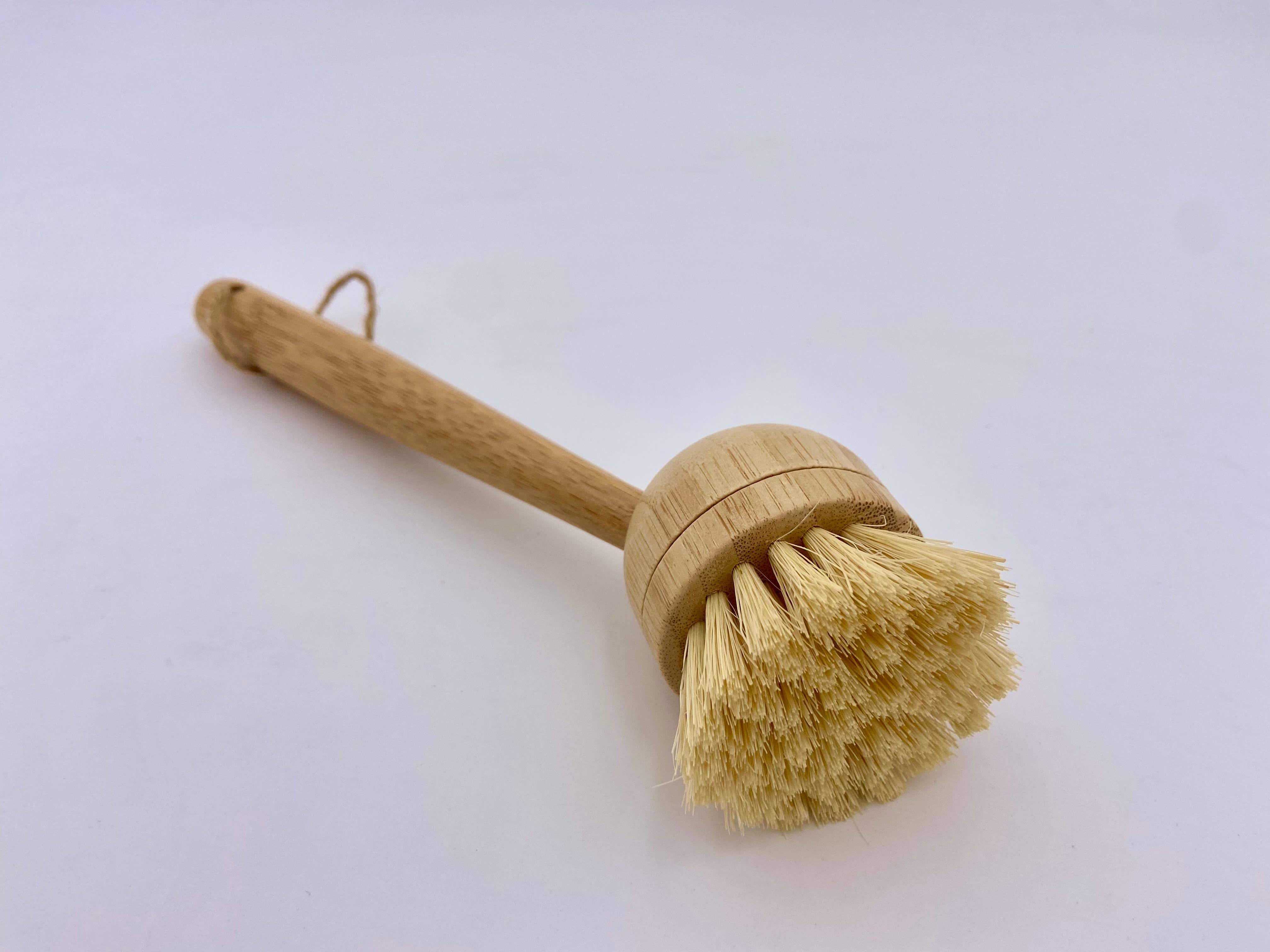 Zefiro - Wholesale Cleaning Brush - New Bamboo Long Handle Dish Brush1