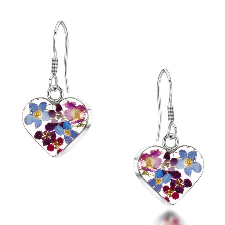 Orecchini a Goccia in Argento - Purple Haze - Cuore Piccolo. per la vendita all'ingrosso da parte di Shrieking Violet