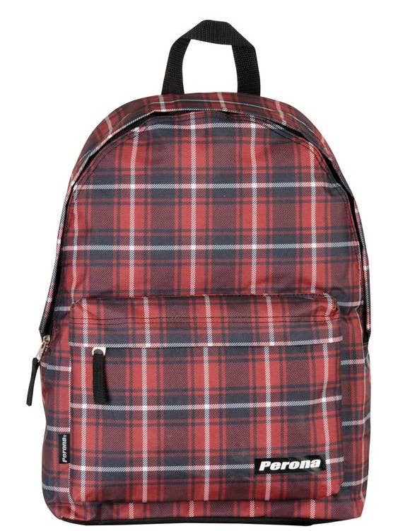 Mochila Junior Plaid Perona 58051 para venta al por mayor de PERONA BAGS