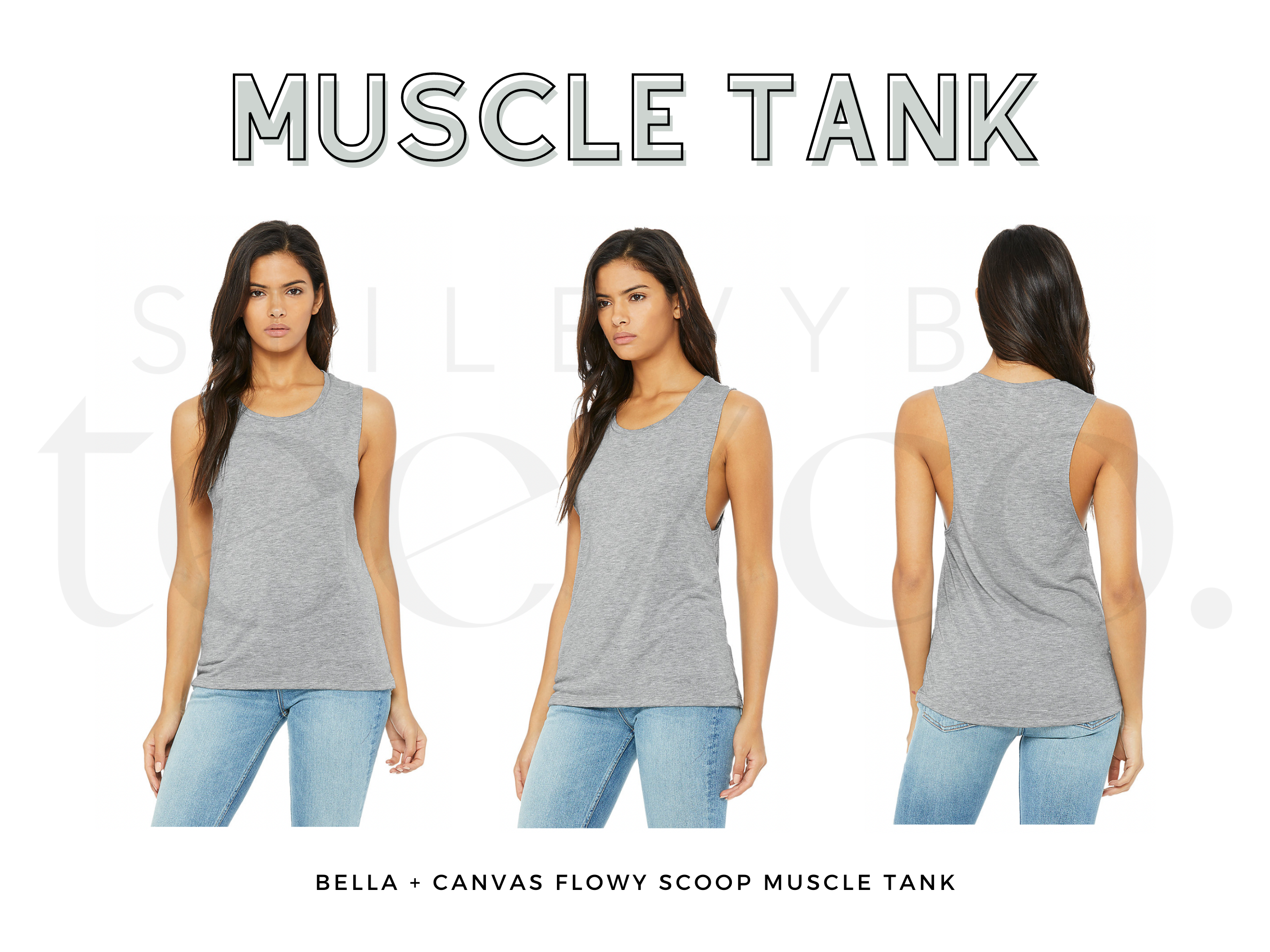 Stiles Tee Co. - Vendita all'ingrosso Canotta - Donna - Canotta donna "Salty" con lettering bianco2