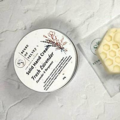 Sense of Velvet - Venta al por mayor Loción en pastilla - Crema de manos sólida Fresh Lavender