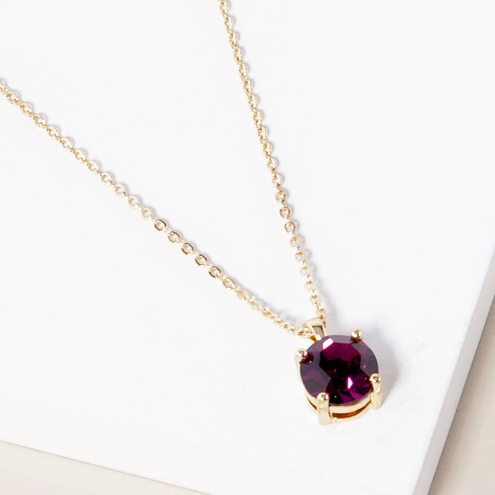 Sensibling Corp. – wholesale Pendant/charm necklace – 12PCS - Birthday Stone Cluster Pendant Necklaces4