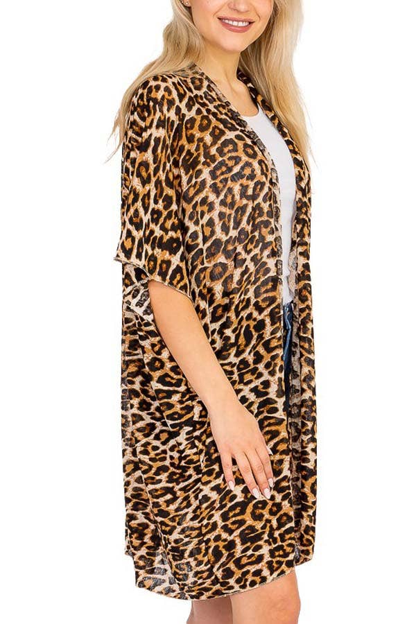 Cap Zone - Vendita all'ingrosso Kimono - Donna - Copricostume per kimono semitrasparente in chiffon1