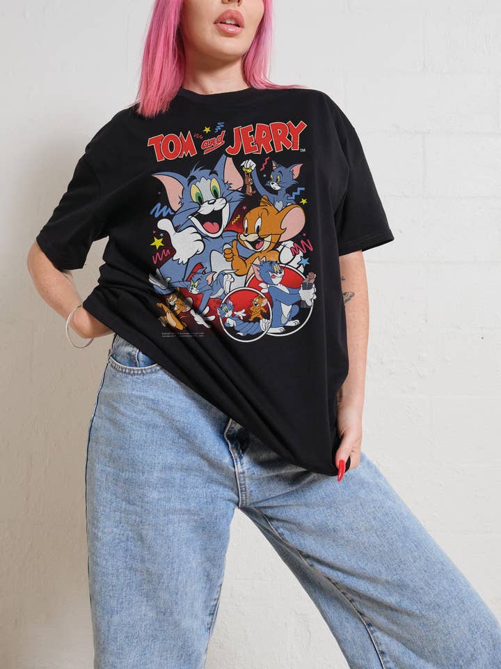 Threadheads - Wholesale Screen printed t-shirt – Men′s - Tom and Jerry Vintage T-Shirt2