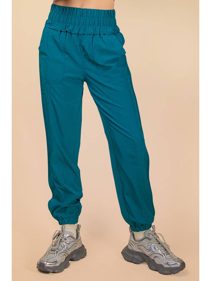 VERY J - Wholesale Athletic Sweatpants/Joggers - Women's - NP70063-Elasticized waist jogger pants30