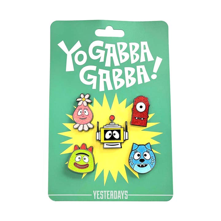Yo Gabba Gabba (Conjunto de 5 pinos) por atacado de Yesterdays