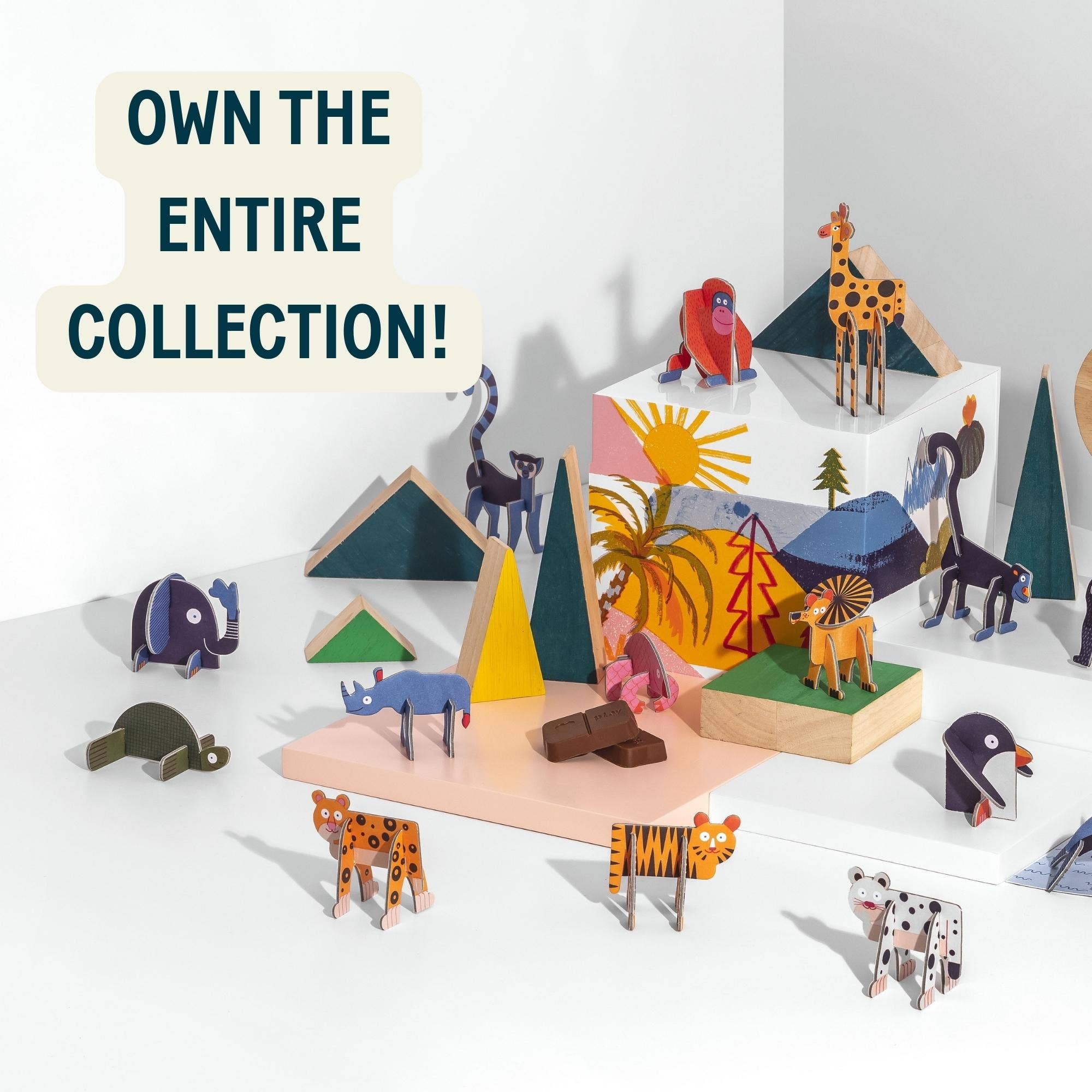 PLAYin CHOC - Wholesale Chocolate Box - ToyChoc Box® ENDANGERED ANIMALS GiFT SET3