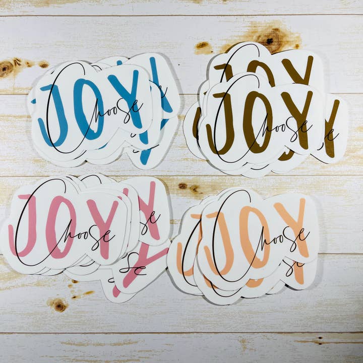 lilliansmade.com - Wholesale Sticker - Choose Joy Sticker Encouragement Sticker2