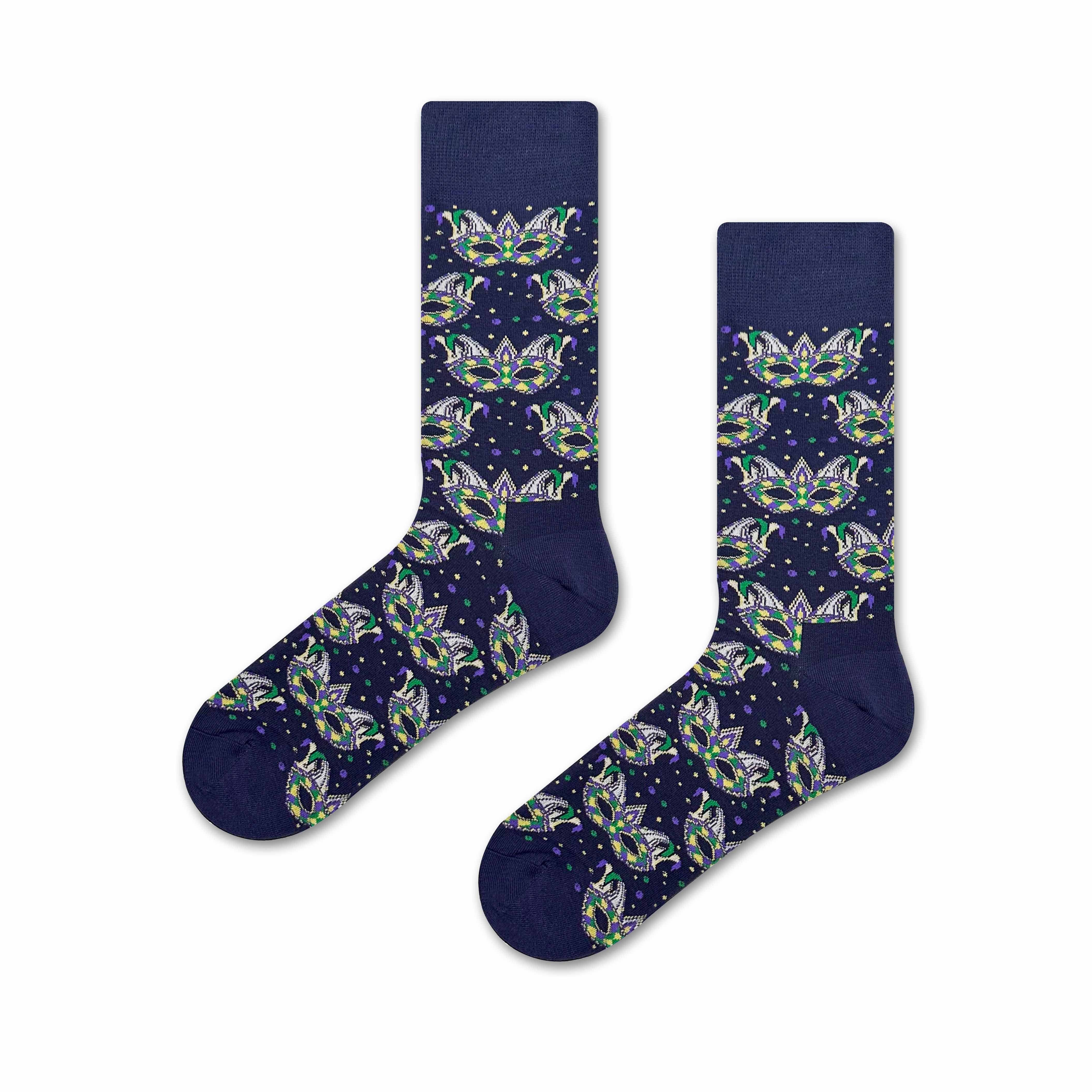 Marc JoJo - Vente Chaussettes – unisexe - Chaussettes Masque Festif 🎭✨0