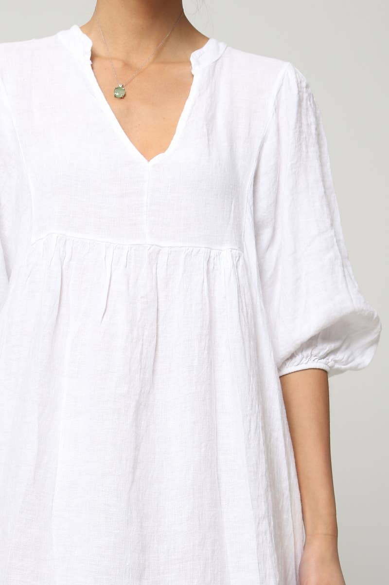 LÉA & LUC – Großhandel Kleid – Damen – 100 % Leinenkleid REF. 110920