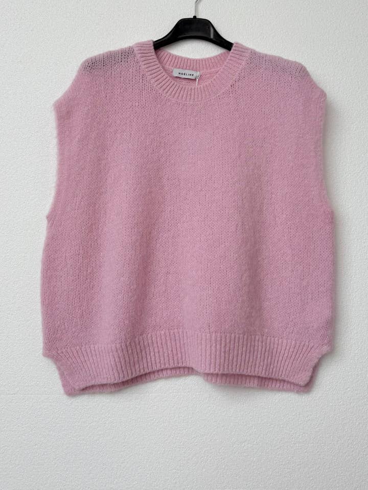 NOELINE - Wholesale Knit Sweater - Women's - Sleeveless sweater 40% kid mohair 765219