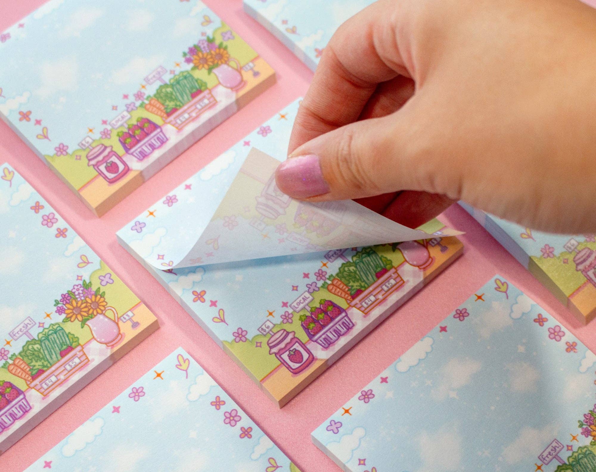 Unicorn Eclipse - Wholesale Sticky Notes - Farmers' Market Sticky Notes1