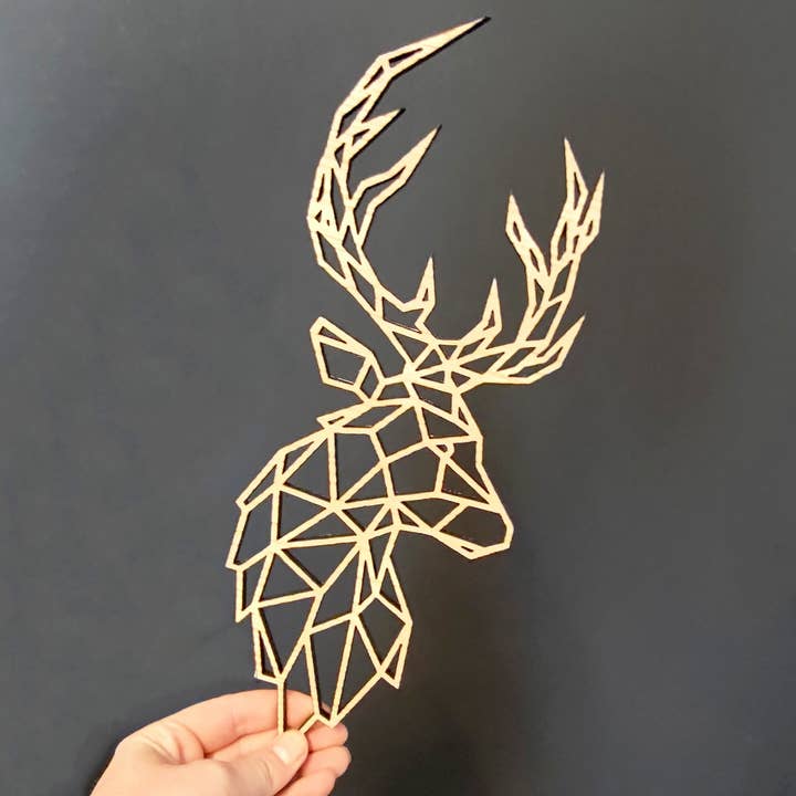 Cerf, 100 x 270 mm, Chêne pour la vente par Treend