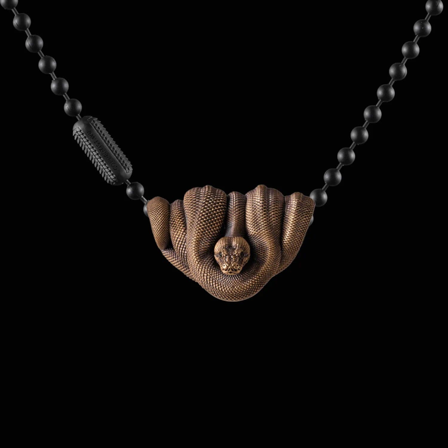 Coppertist.wu - Wholesale Individuele bedel/hanger - Smaragdgroene Boomslang Hanger【Verzending over 4 weken】11