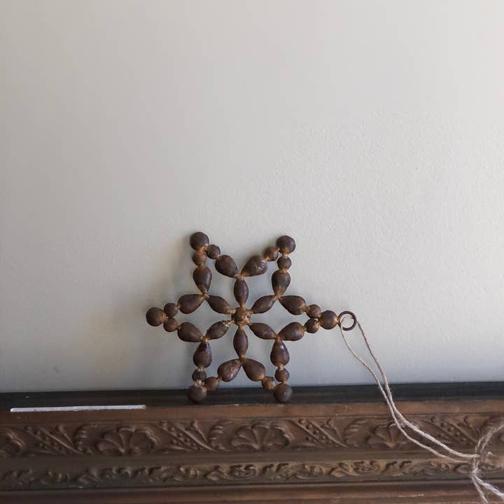 Moult - Vente Objets de décoration - Étoile en strass rouillée1