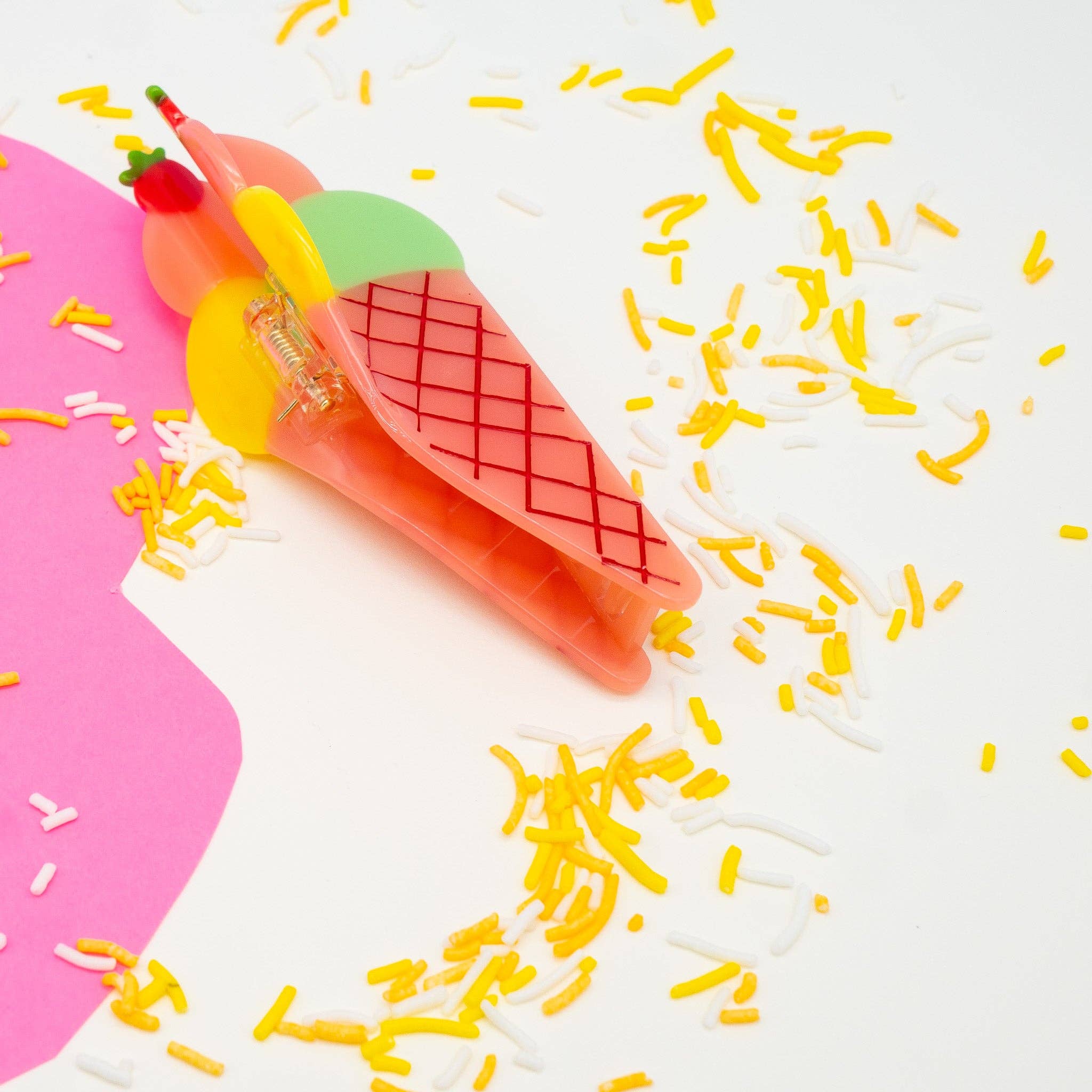 Khromophilia - Wholesale Hair Clip - Women's - Ice Cream Cone Bun Holder5