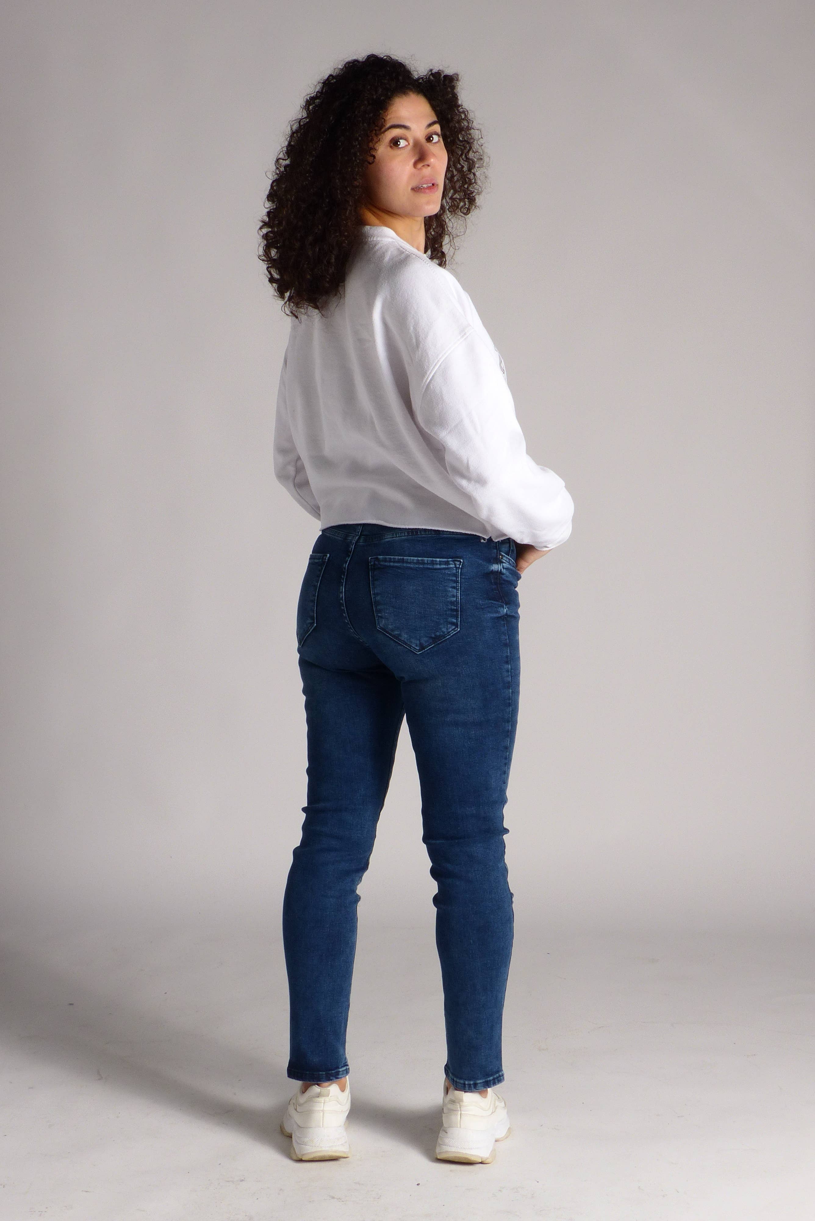 SPONTANÉ – calças de ganga - Mulher por atacado – Calças de ganga finas1