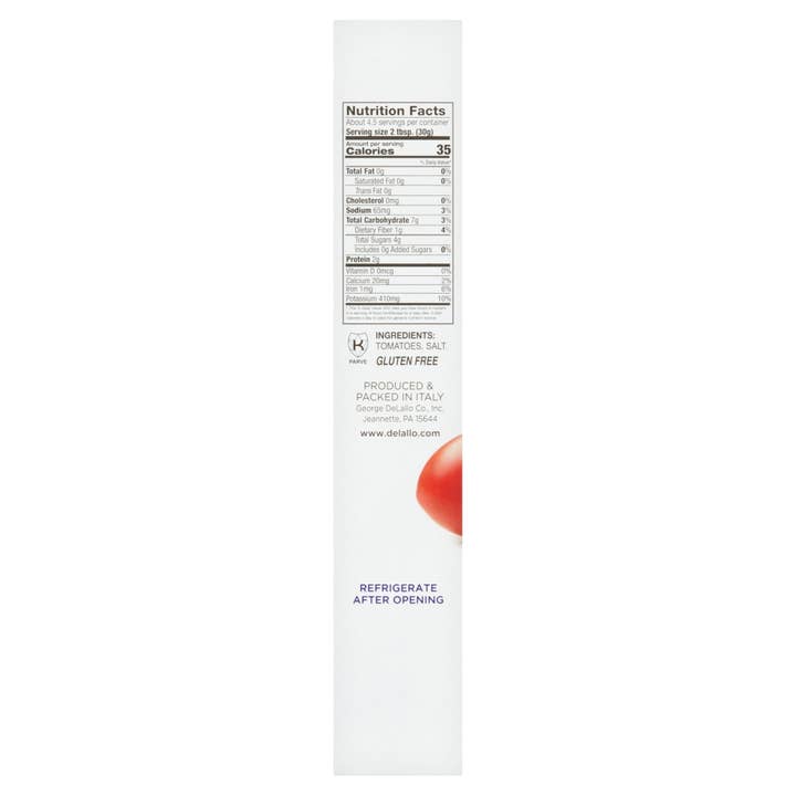 Delallo - Wholesale Pasta Sauce - Tomato Paste Tube 4.6oz