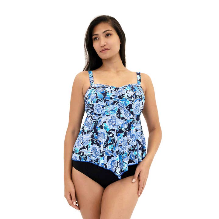 Fit 4 Ur D's & E's Singapore Flared V hem top for wholesale by Fit 4U