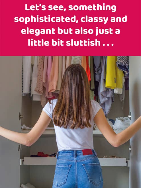 Funny greeting card - Little bit sluttish for wholesale by Comedy Card Company